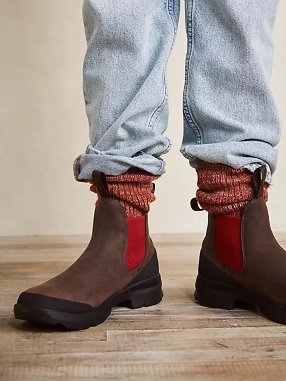 Danner Pub Garden Chelsea Boots Brown and Red Oiled Leather Waterproof 8.5